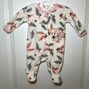 Newborn Fleece Sleeper Koala Baby Cozy Zip Pajamas